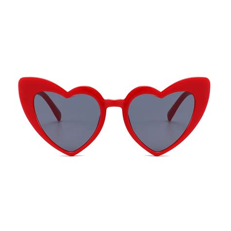 Heart Sunglasses Red Heart Sunglasses Heart Shaped Glasses Swag Glasses