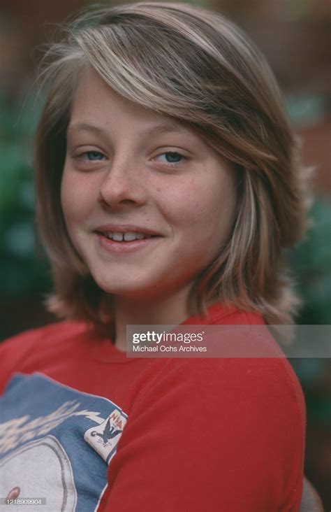 News Photo American Child Actress Jodie Foster Wearing A Joanna