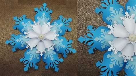 They are beautiful and can be used for decorating rooms. How Beautiful it is to Make a Paper Snowflake | Paper ...