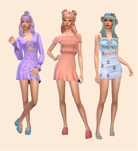 Tried Making Some Pastel Sims Rsims4