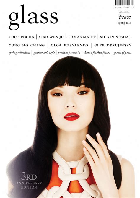 Asian Models Blog Magazine Cover Xiao Wen Ju For Hong Kong Glass Magazine Spring