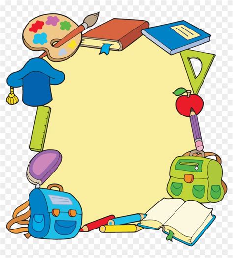 Classroom Background With Students Clipart Student School Picture