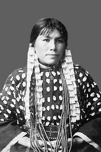 Rose White Thunder Daughter Of Sioux Chief White Thunder In Elk Tooth
