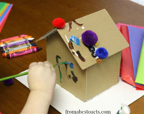 Invitation To Create Cardboard Gingerbread House From