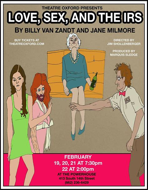 Theatre Oxford Presents Love Sex And The Irs This Weekend
