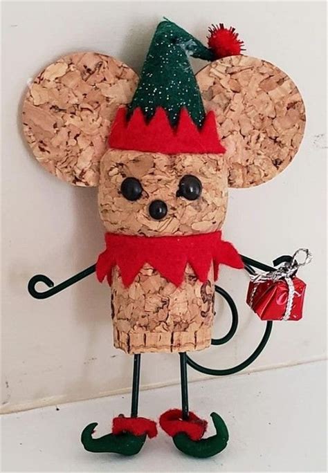 Wine Cork Christmas Ornaments Lovely Christmas Crafts