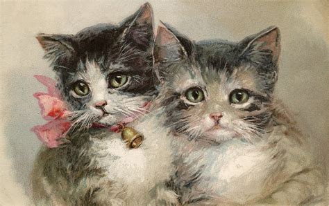 24 Beautiful Vintage Cat Pictures The Graphics Fairy