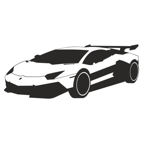 Clip Art Lamborghini Sports Car Vehicle Luxury Aventador Speed