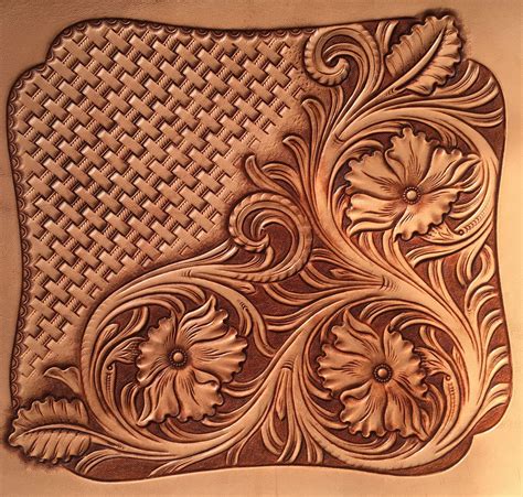 Traditional Pattern Leather Carving Leather Working Patterns Leather