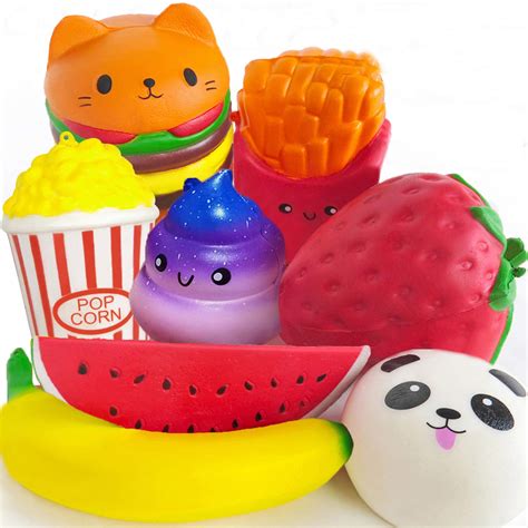 Partyka 8pcs Squishies Pack Squishies For Girls And Boys Jumbo