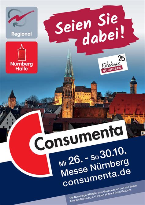 Besuchen sie uns auf der Consumenta Nürnberg Erlebnis Nürnberg