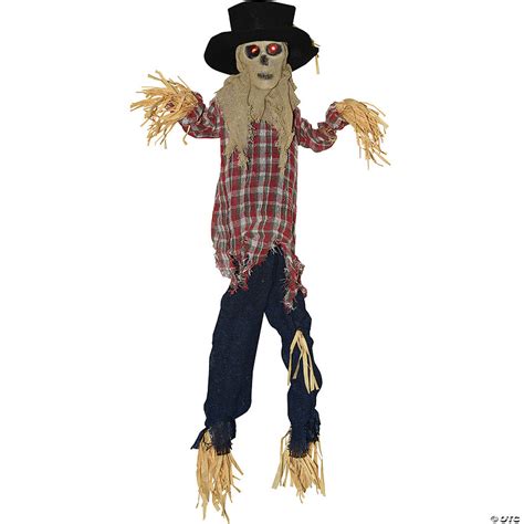 36 Hanging Animated Kicking Scarecrow Decoration Halloween Express