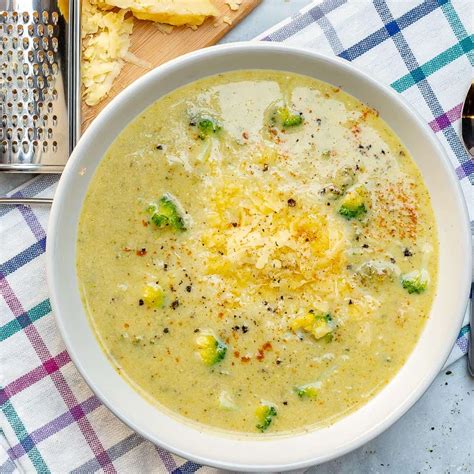 Simple Healthy Broccoli Cheddar Soup Healthy Fitness Meals