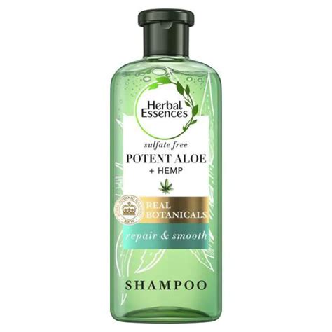 Herbal Essences Biorenew Sulfate Free Shampoo Aloe And Hemp 380ml