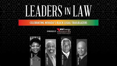 Leaders In Law Celebrating Nevadas Black Legal Trailblazers Youtube