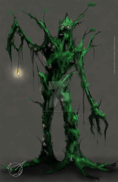 Elemental Creature Of Trees By Eduardodekamaster On Deviantart