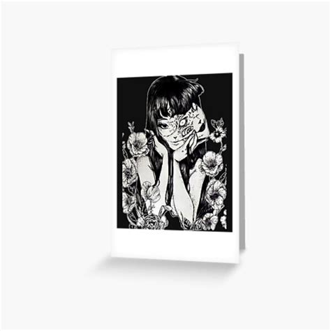 Tomie Junji Ito Unique Art Greeting Card For Sale By Shantabonslater