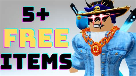 Get These Free Items How To Get Free Roblox Items Free Items