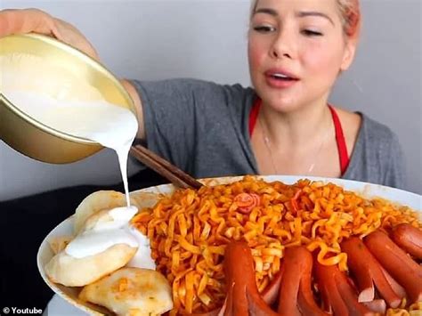 Mukbang Women Share Videos Of Themselves Gorging On Enough Food To Feed