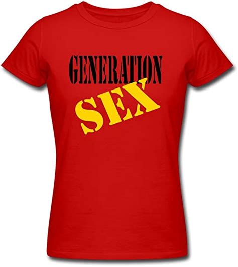 Tridence Red Printed Womens Generation Sex T Shirts Xxl