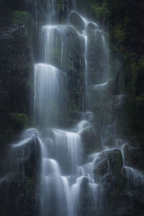 Long Exposure Waterfall Landscape Photography In The Pacific North West