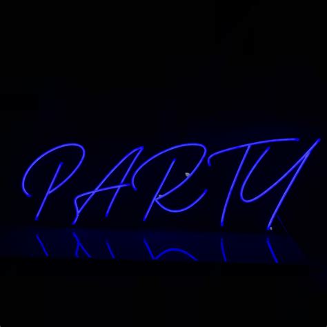 Neon Party Sign South West Letter Lights
