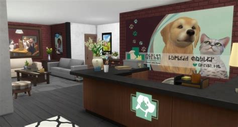 Miaou Vet Clinic By Flash At Sims Artists Sims 4 Updates