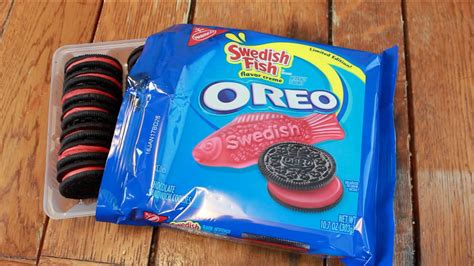 Swedish Fish Flavor Oreo Cookies Reviewed Boing Boing