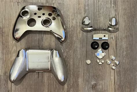 Chrome Xbox Series Xs Wireless Controller Custom Shell And Buttons Kit