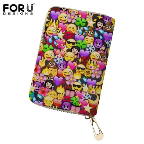 Maybe you would like to learn more about one of these? FORUDESIGNS Funny Emoji Printed Credit Card Holder Wallet Smile Face Pattern Card Cases Ladies ...