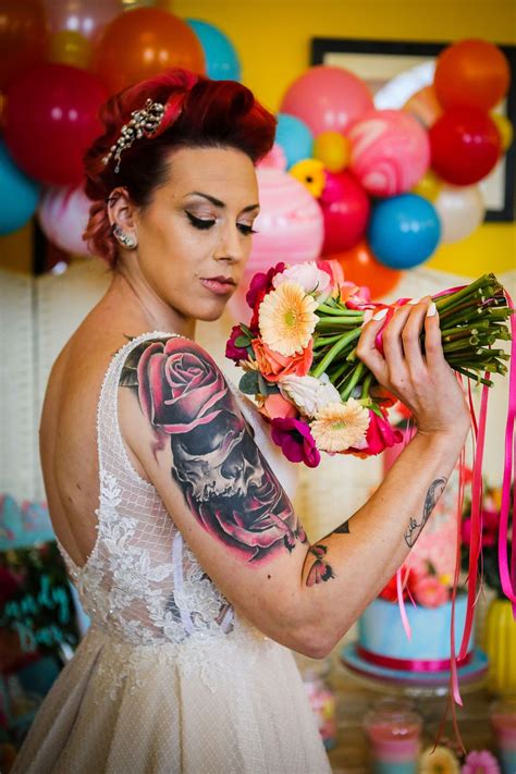 Rainbow Wedding Inspiration With Epic Balloon Trees A Hot Air Balloon