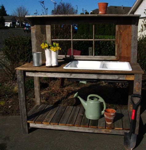 Check spelling or type a new query. Garden Potting Bench | Potting Bench with Sink Rustic ...