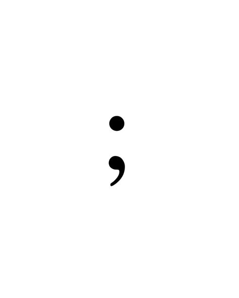Semicolon Symbol