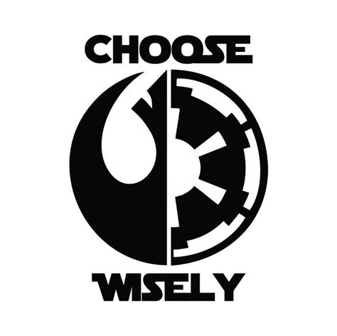Download Star Wars CHOOSE WISELY Sticker Vinyl Decal window laptop ...