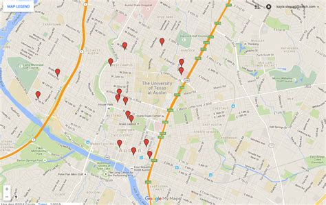 Downtown Austin 2015 Sex Offender Halloween Safety Map
