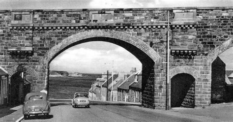 Old Photograph Of The Viaduct In Cullen Moray Scotland The Viaduct