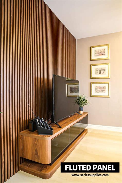 Wood Strip Tv Wall Feature Wooden Walls Living Room Wood Wall Wood Strips