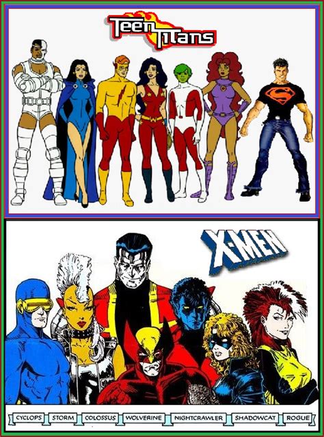 Teen Titans Vs X Men Battles Comic Vine