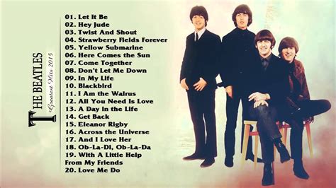The Beatles Greatest Hits Full Album Playlist 2015 L Best Songs Of The