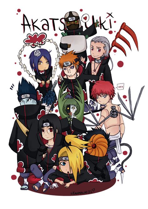 Akatsuki By ~km92 On Deviantart Naruto Anime Pinned From Stephy