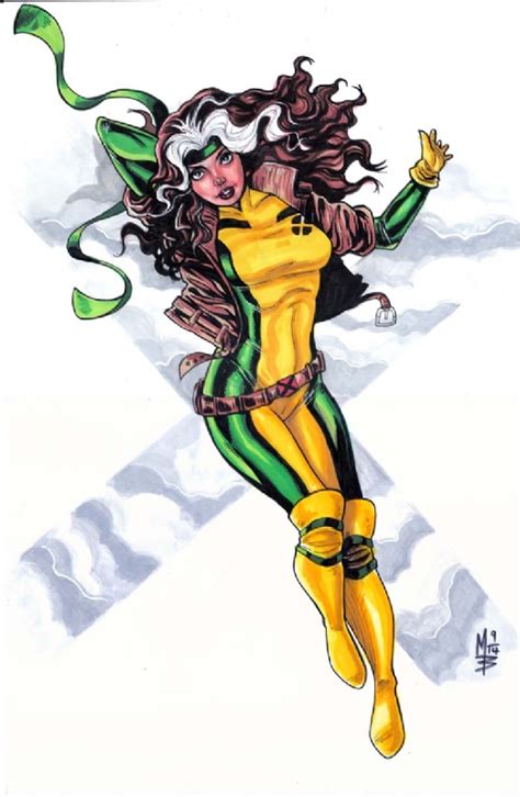 90s Rogue In Monte Baldwins My Commission Work Comic Art Gallery Room