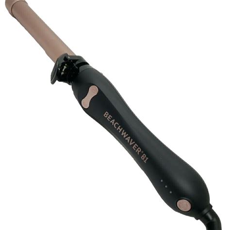 New Beachwaver B1 Midnight Roselimited Edition Rotating Curling Iron