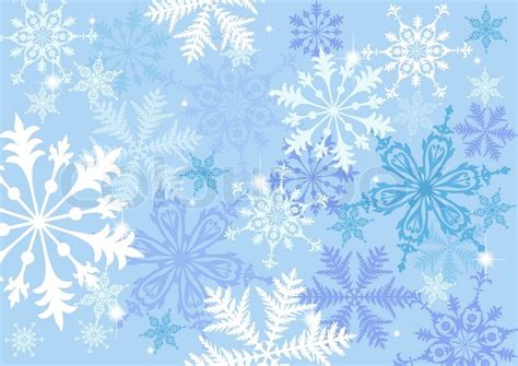 Snowflake Background Stock Vector Colourbox