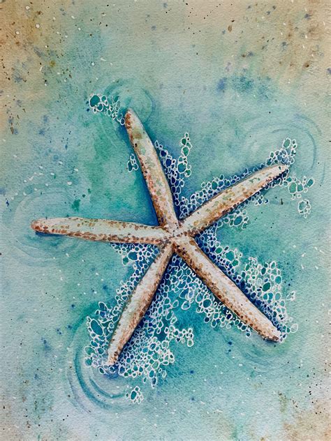 Starfish Starfish Donate Watercolor