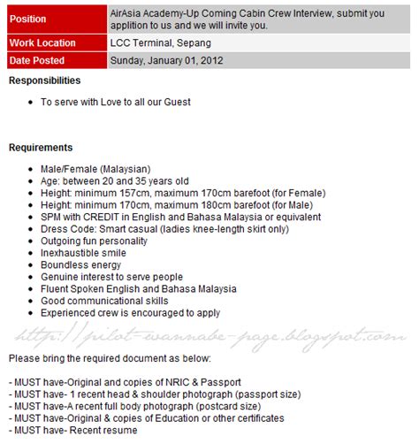 We did not find results for: Airasia Cabin Crew Intake January 2012 | Pilot Wannabe ...