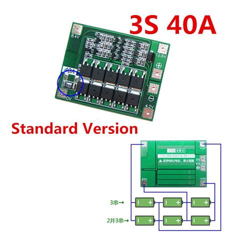 Lithium battery are quite sensitive to overdischarge and overcharge so you need to protect them with a small circuit. 3S 40A Standard Version 11.1V 12.6V 18650 lithium battery ...
