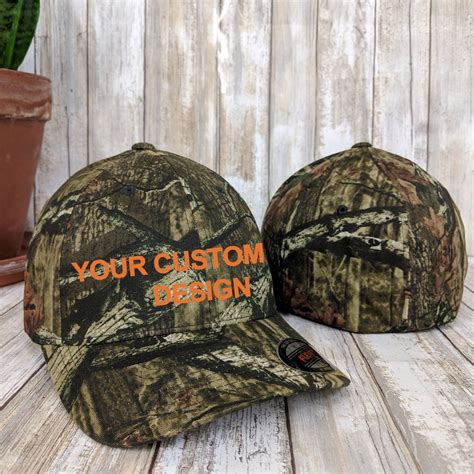 Custom Camo Flexfit Flex Fit Wooly 6 Panel Hat Camouflage Etsy