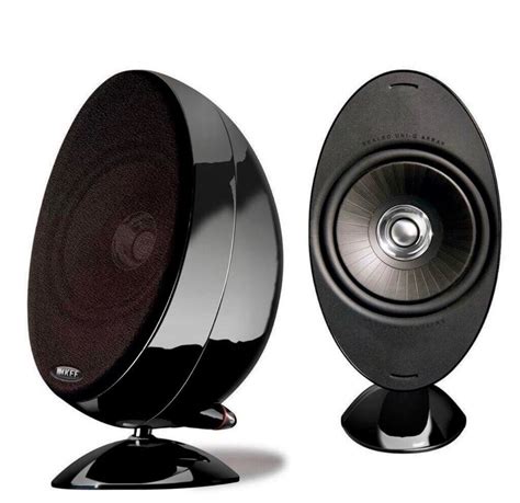 Kef Satellite Speaker System In Gloss Black Kht3001se With Kef