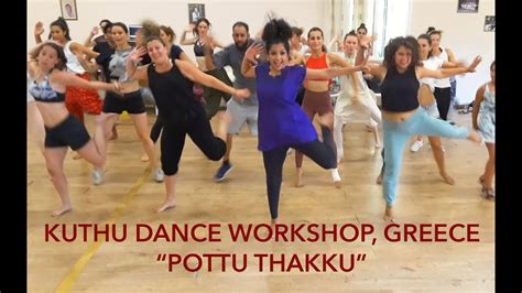 Kuthu Dance Workshop Greece Pottu Thakku Silambarasan Vinatha Sreeramkumar Youtube