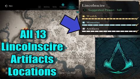 Assassin S Creed Valhalla All Lincolnscire Artifacts Locations Guide